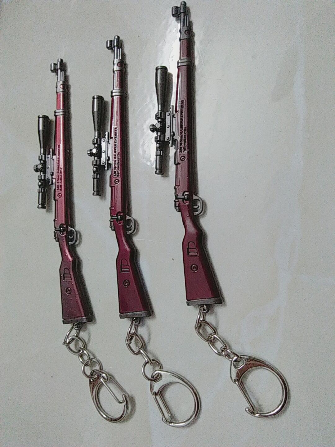 Combo 3 móc khóa PUBG - MŨ 3, CHẢO, SKS/AWM/K98