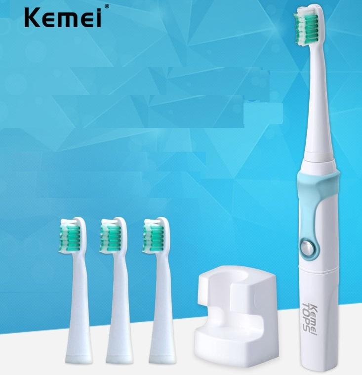 [HCM]Bàn Chải Điện Đánh Răng Kemei KM-907