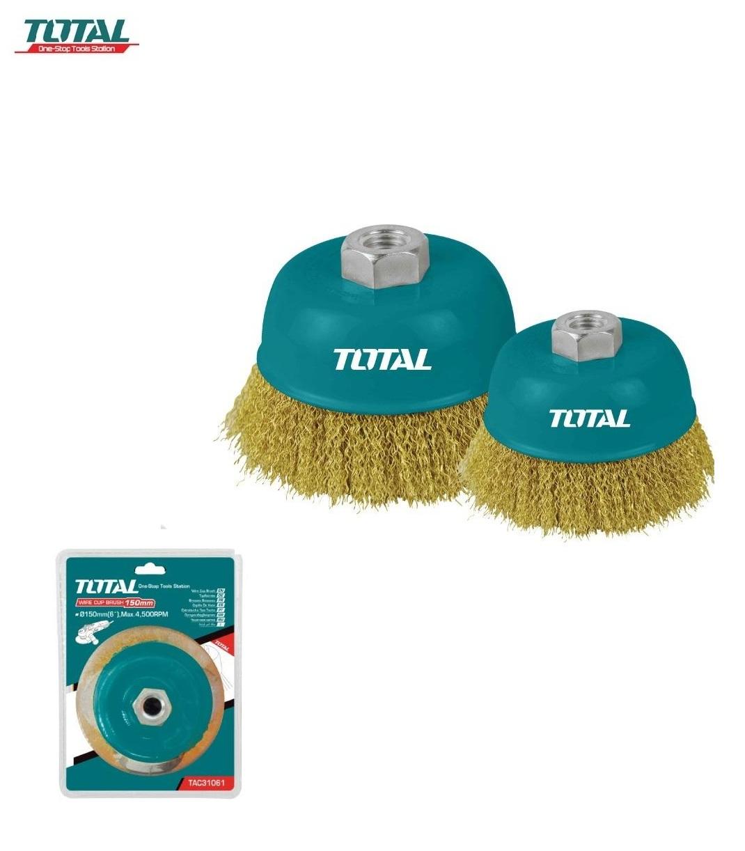 Total - TAC31051 Chén cước thau (Chổi cước) thẳng 125MM