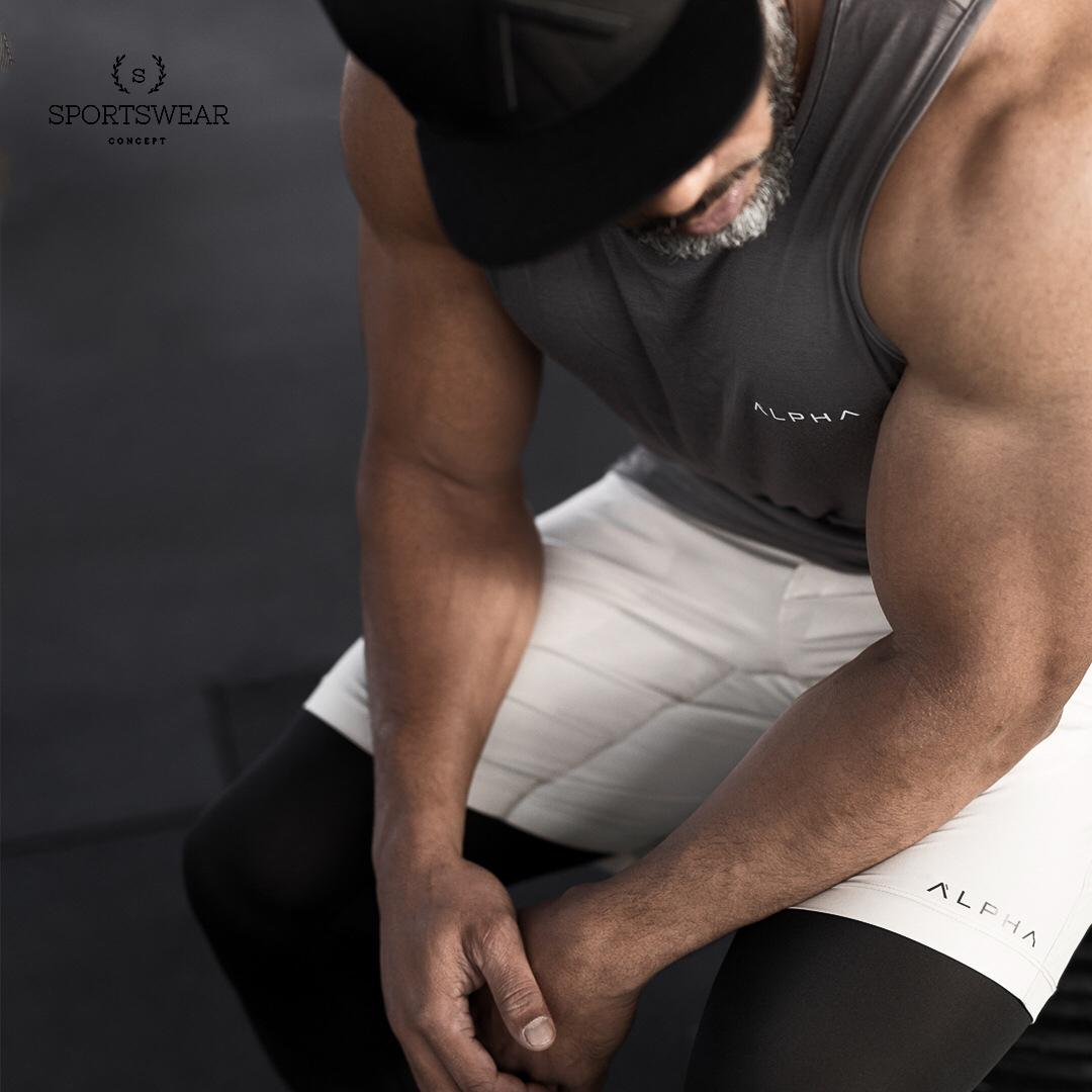Áo ba lỗ tập gym nam alpha Ver2