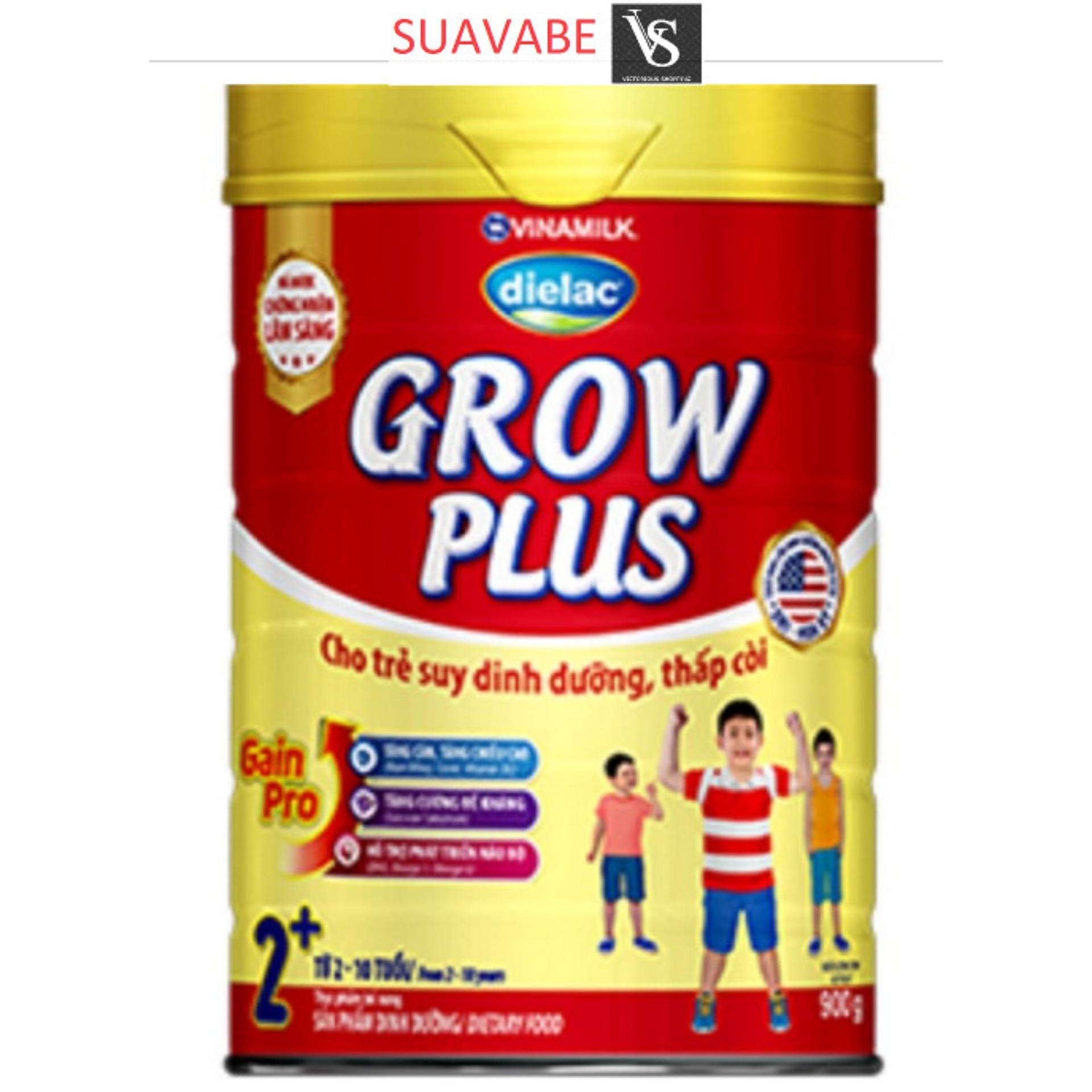 Bộ 2 hộp sữa bột Vinamilk Dielac Grow Plus 2+ 850g