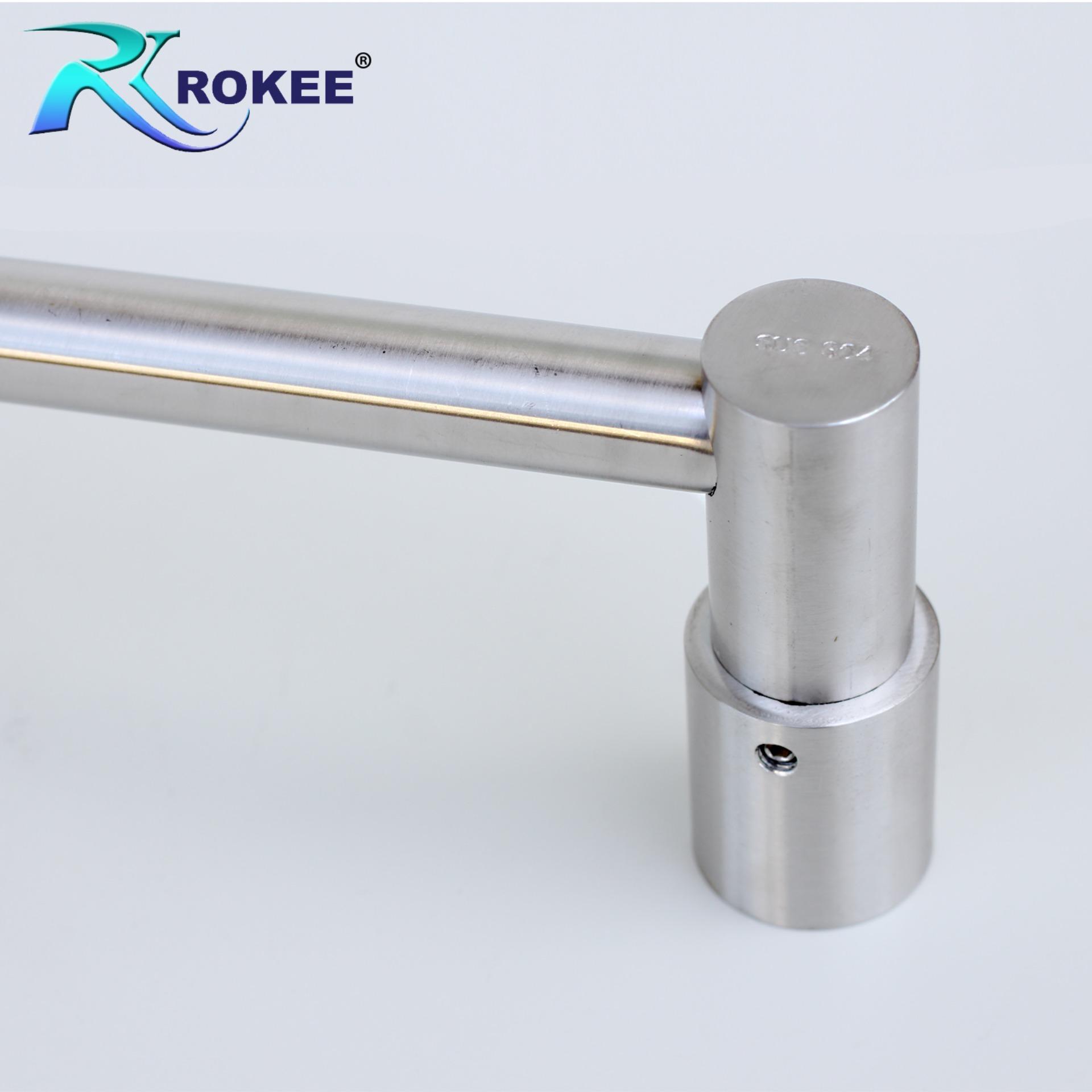 Móc treo khăn tắm đơn Inox Rokee MK07