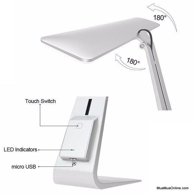 Đèn Led Để Bàn Không Dây Ramcent Cao Cấp