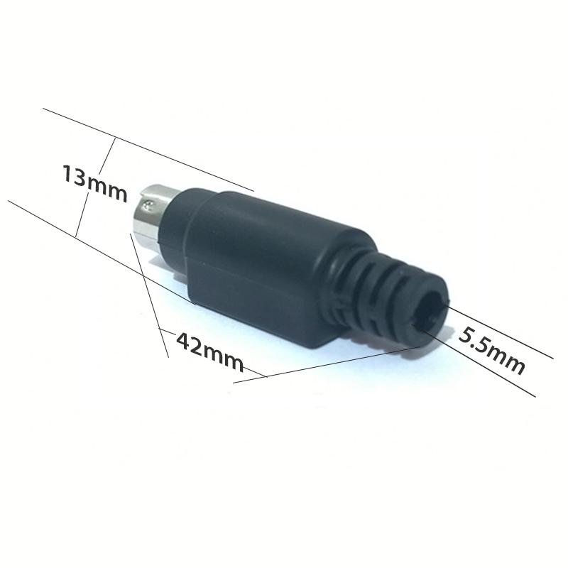 Đầu hàn jack cắm Mini DIN 8PIN dương (đầu hàn cáp 8PIN) 2 chiếc