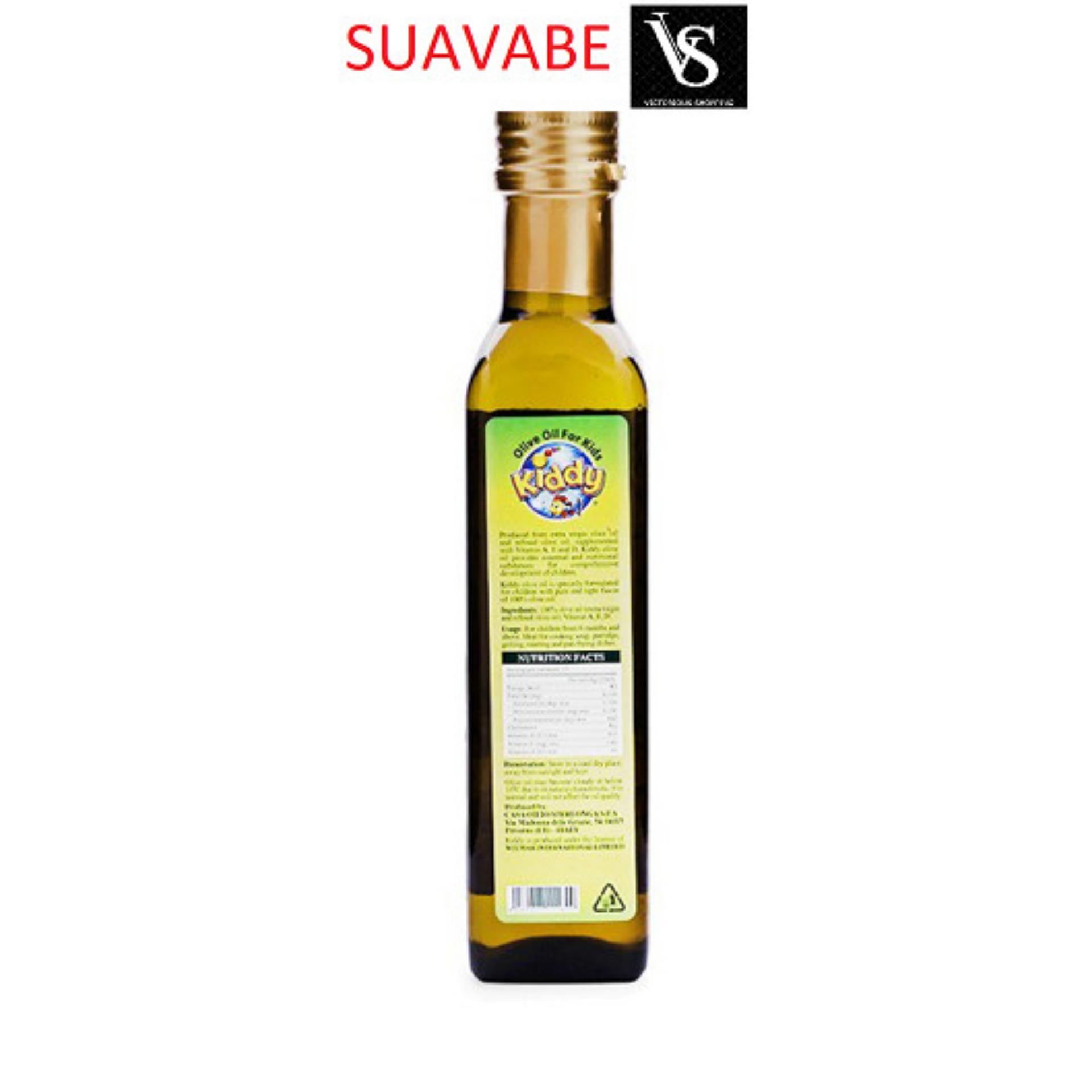 Dầu Olive cho trẻ em nhãn hiệu Kiddy 250ml