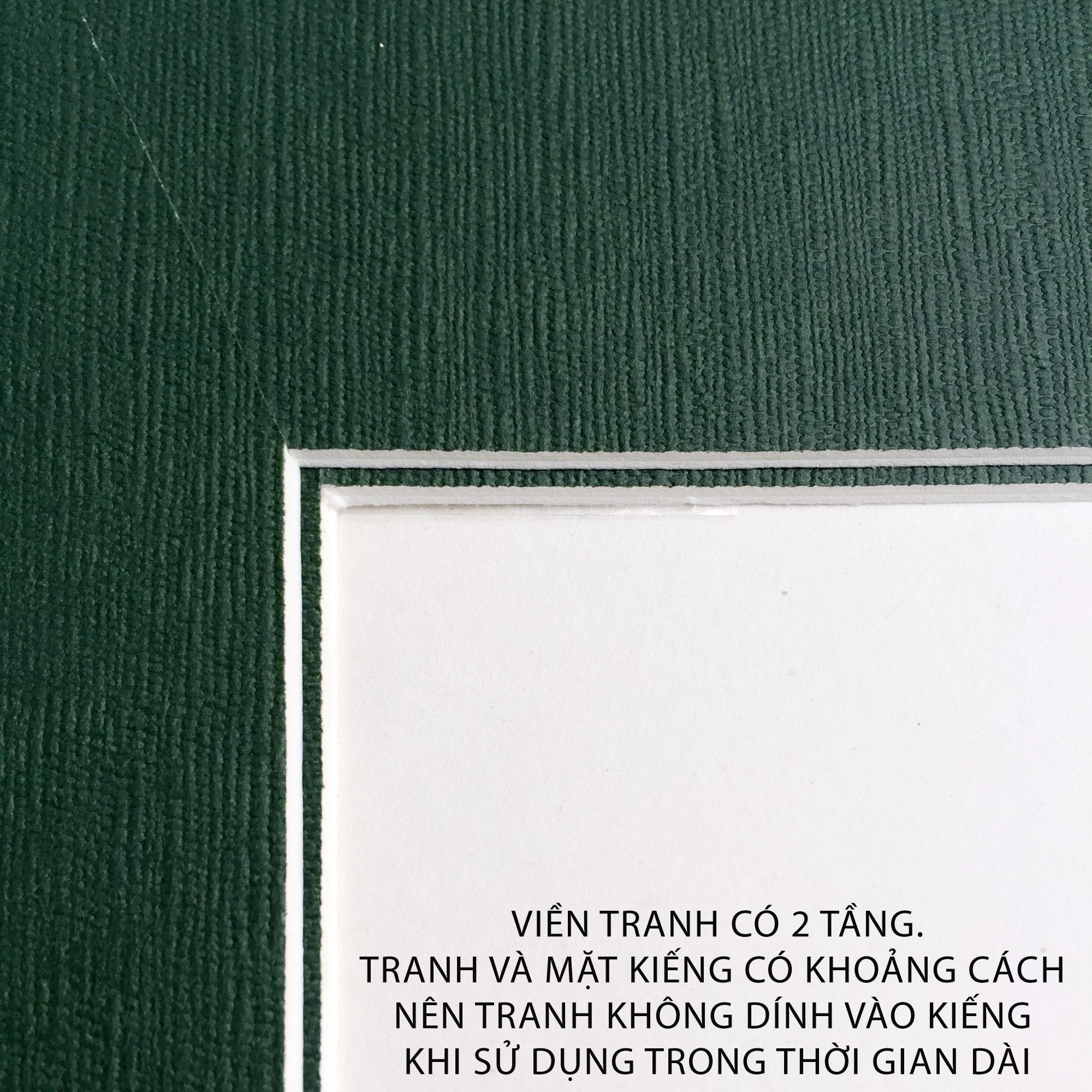 Tranh thư pháp - Chữ Thịnh - Tranh Minh Hiền (Viết và Vẽ 100% - không sử dụng in ấn)
