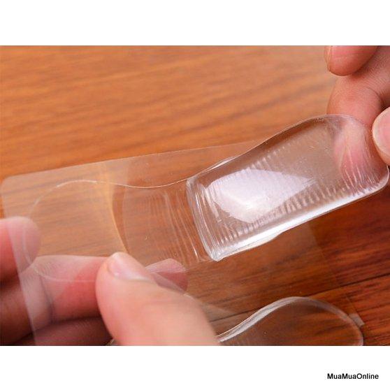 Set 2 Miếng Lót Sau Giày Silicon Cao Cấp