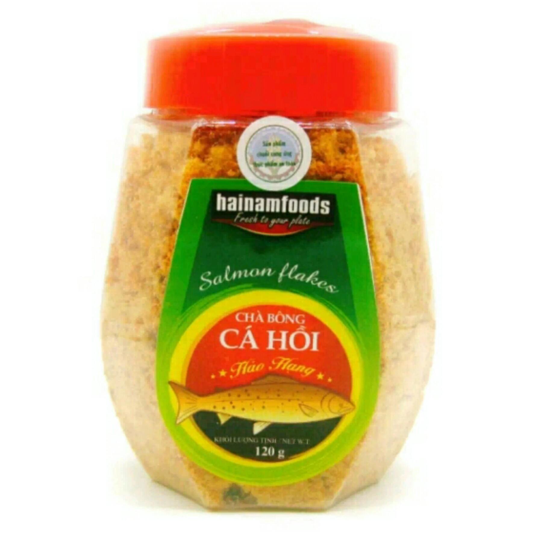 [CÁ HỒI ĐỎ NA UY, CHUẨN FDA MỸ] Chà Bông Cá Hồi Hải Nam 120g
