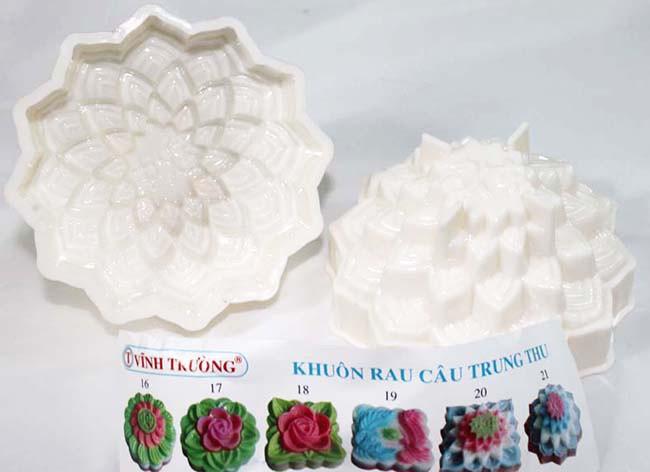 Set 6 Khuôn Rau Câu Trung Thu ( Ngẫu Nhiên )