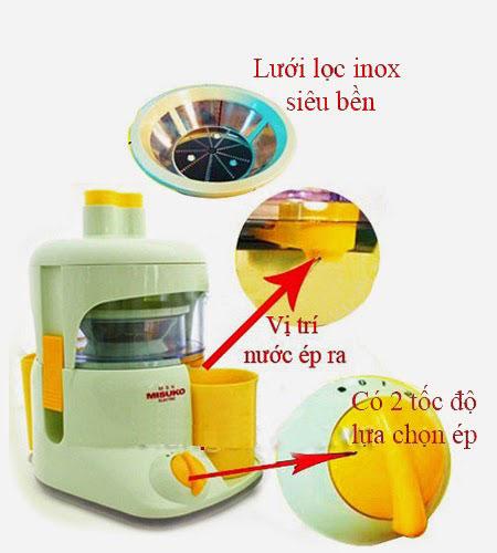 Máy xay ép hoa quả đa năng Misuko B-238