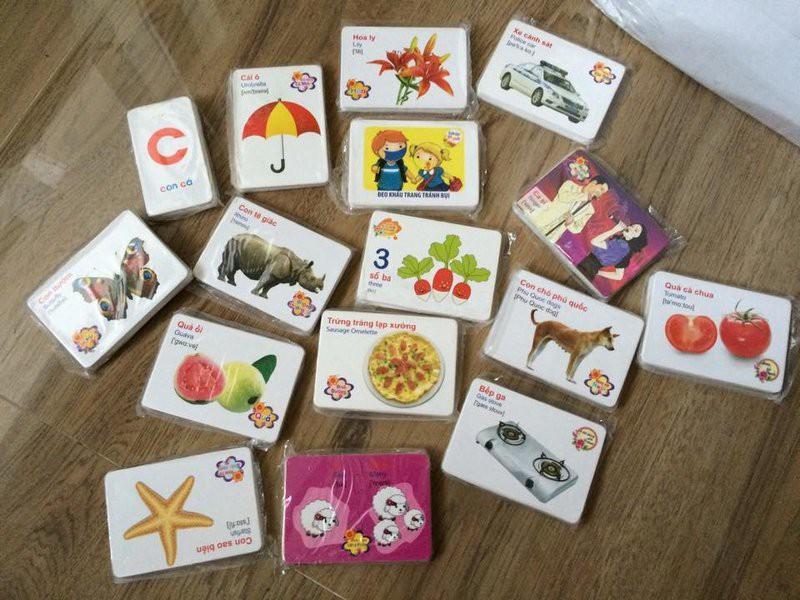 Bộ 416 Thẻ Học Tiếng Anh Thông Minh Flashcard Cho Bé