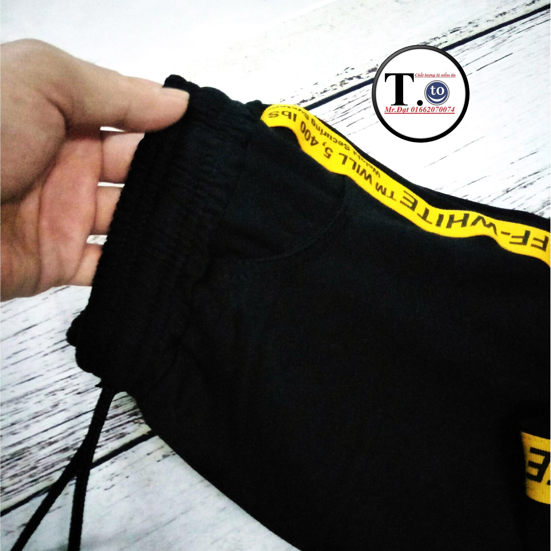 [HCM]Quần thun nữ Jogger Baggy - legging (dây viền thời trang vàng)