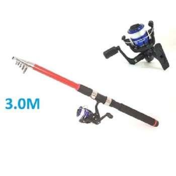 [HCM]BỘ CẦN CÂU MÁY NGANG DÀI 29 MÉT (Gồm: CẦN + 100m CƯỚC + MÁY + LƯỠI + PHAO )