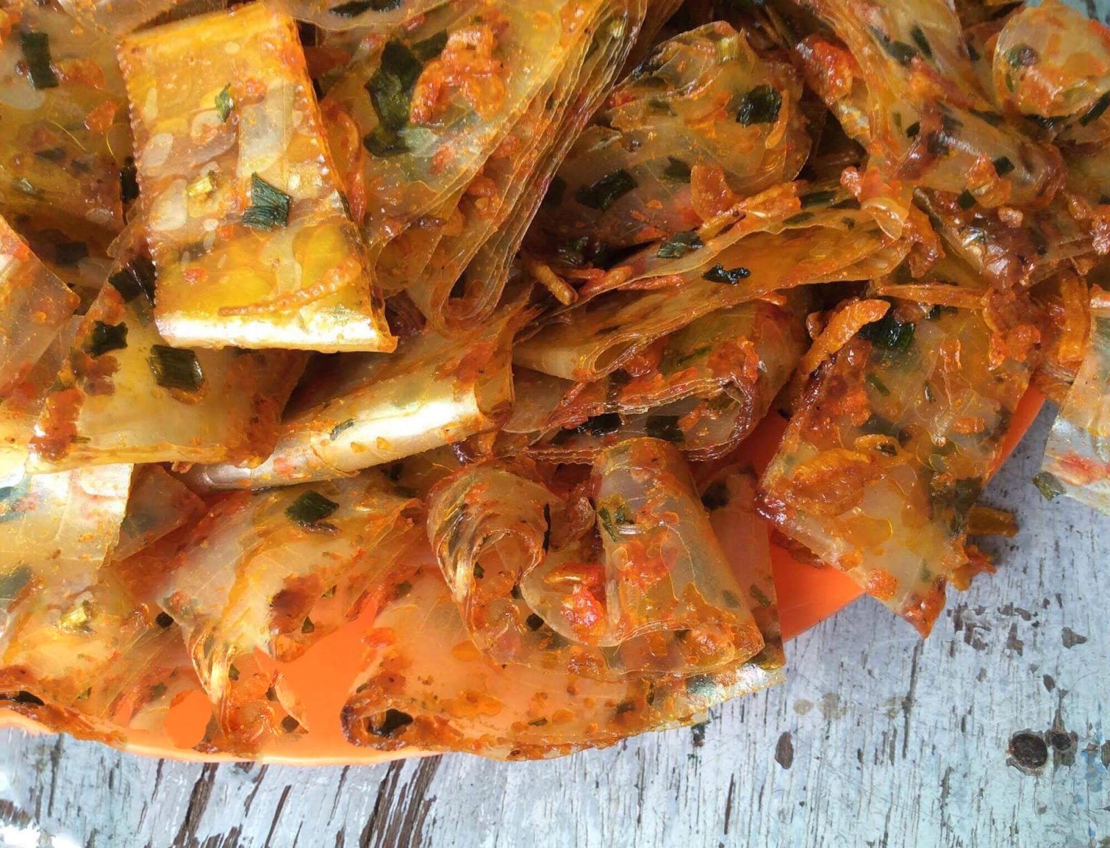 ☘️ ☘️ BÁNH TRÁNG HÀNH MỠ CUỘN TÉP - 200G☘️ ☘️