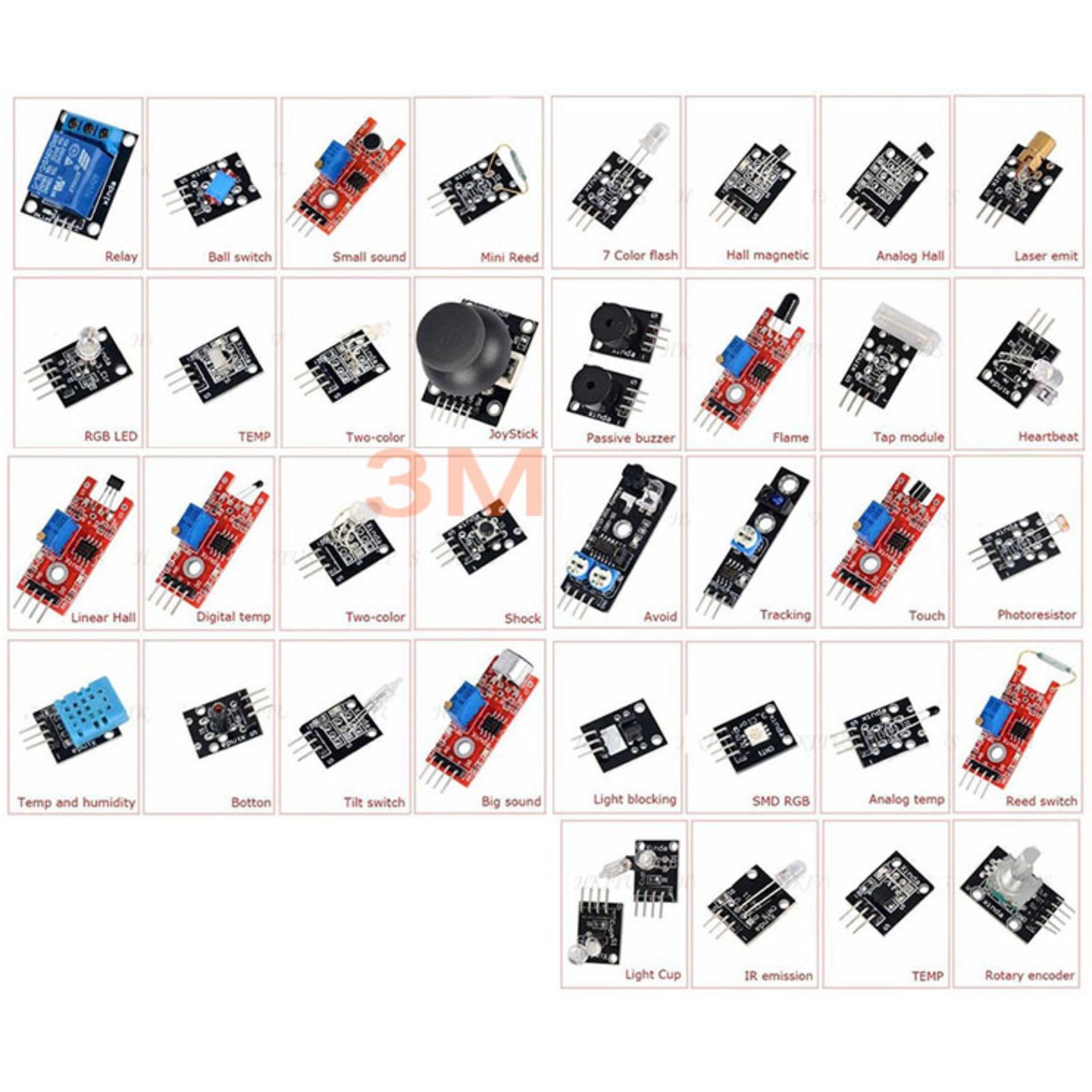 Combo 36 Module Cảm Biến Cho Arduino