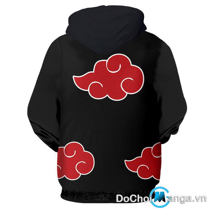 Áo Khoác 3D Akatsuki - Naruto