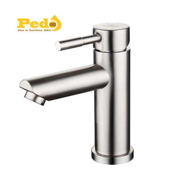 Vòi chậu rửa nóng lạnh inox 304 PEDO PO-060