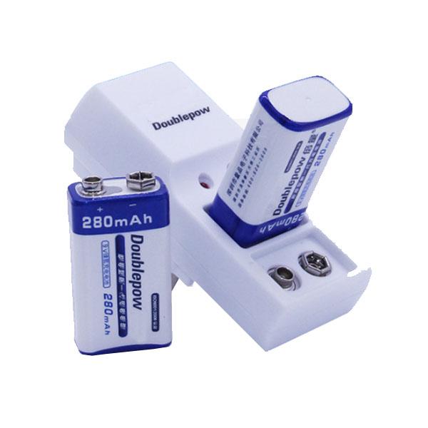 Combo Bộ sạc 9V DoublePow DP-B09 + Tặng kèm Pin 280mAh
