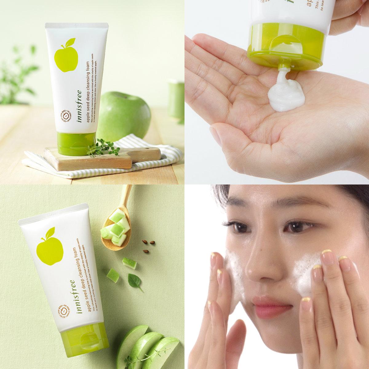 Sữa rửa mặt Innis Apple Seed Deep Cleansing Foam
