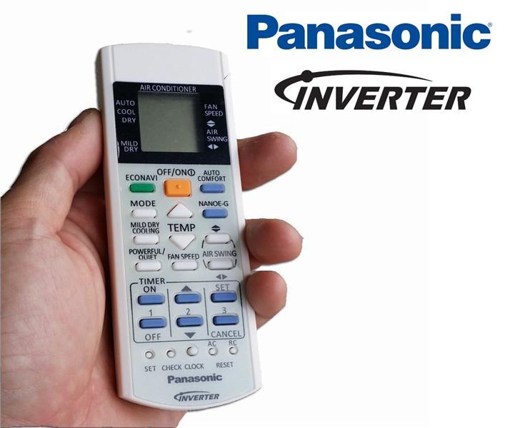 ĐIỀU KHIỂN ĐIỀU HÒA  panasonic inverter 1 chiều (trắng)