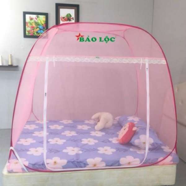 Mùng tự bung Bảo Lộc 1m8x2m, Đỉnh Rộng