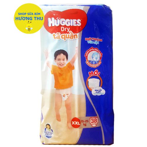 Tã/Bỉm Quần Huggies size XXL 38 miếng (dành cho bé từ 15 - 25 kg)