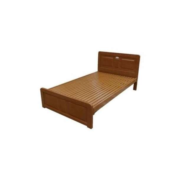 Giường sắt hộp  gỗ 1m2