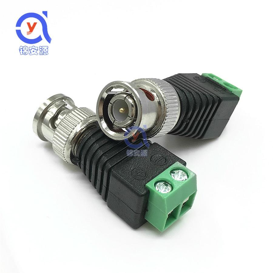 05 Giắc BNC Nam bắt vít camera giám sát adapter xanh