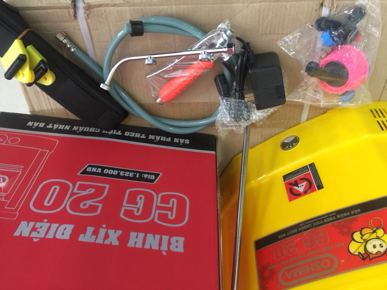 [HCM]Bình xịt điện oshima CG 20