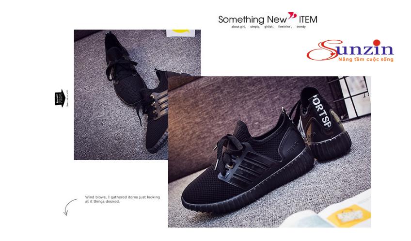 Giày thể thao nữ TVA9 (đen) size từ 35-40
