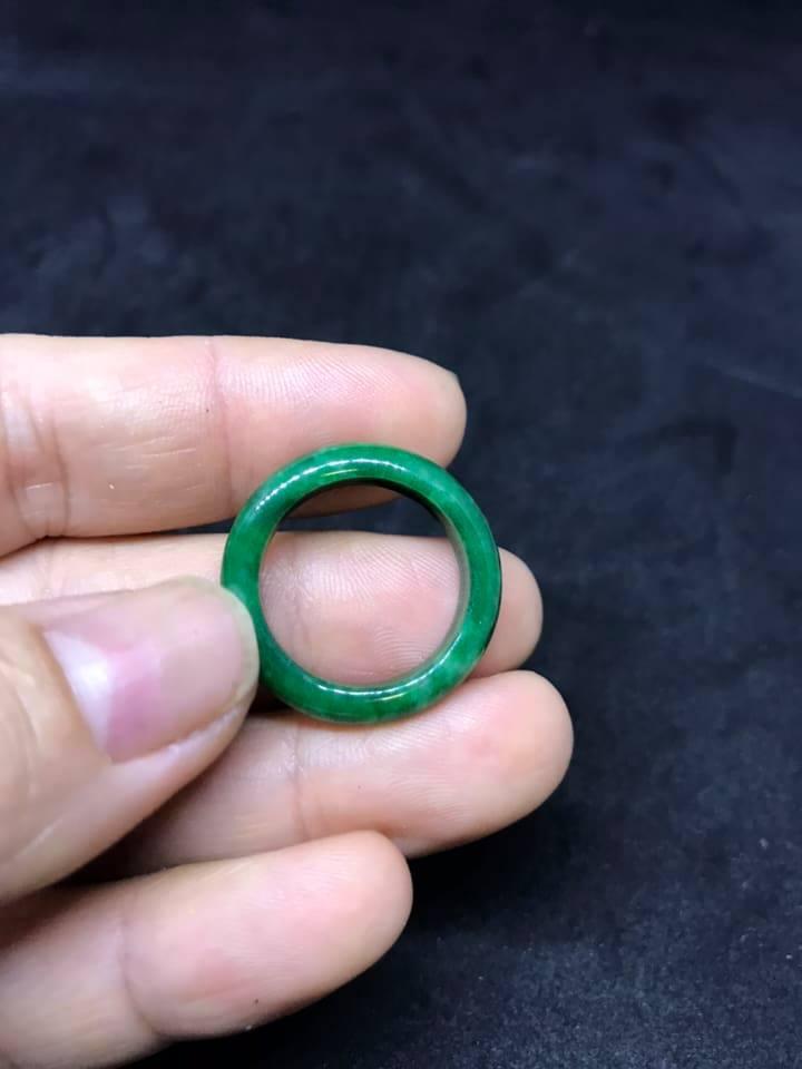 [HCM]NHẪN NGỌC CẨM THẠCH XANH LÁ
