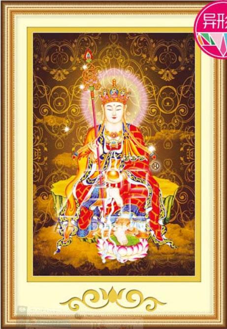 TRANH ĐÍNH ĐÁ 77527 ĐỊA TẠNG VƯƠNG BỒ TÁT