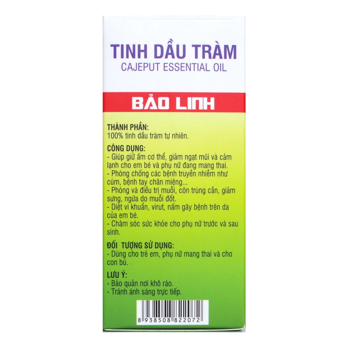 [HCM]Tinh Dầu Tràm Bảo Linh 30ml