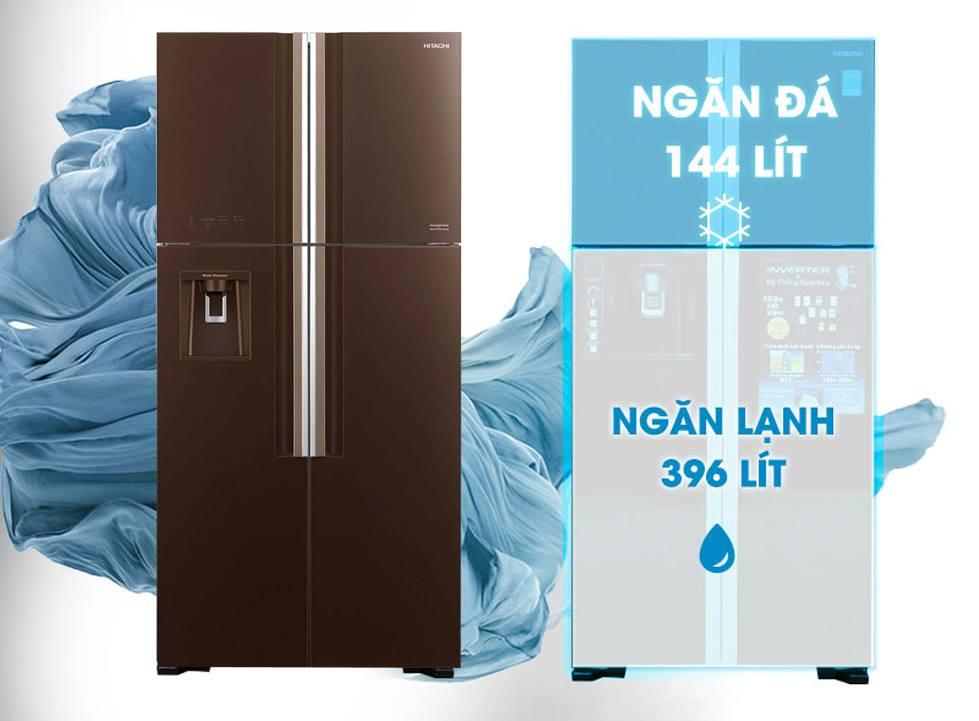 [GIAO TẠI HCM] -  Tủ lạnh Hitachi Inverter 540 lít R-FW690PGV7(GBW)