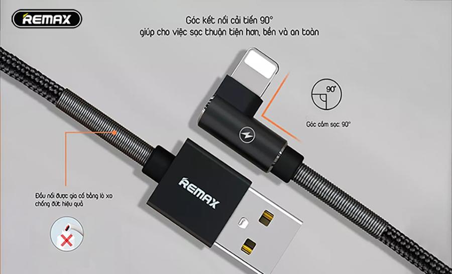 Cáp sạc cao cấp dành cho Iphone IP6-7-8-X Remax RCC - 119
