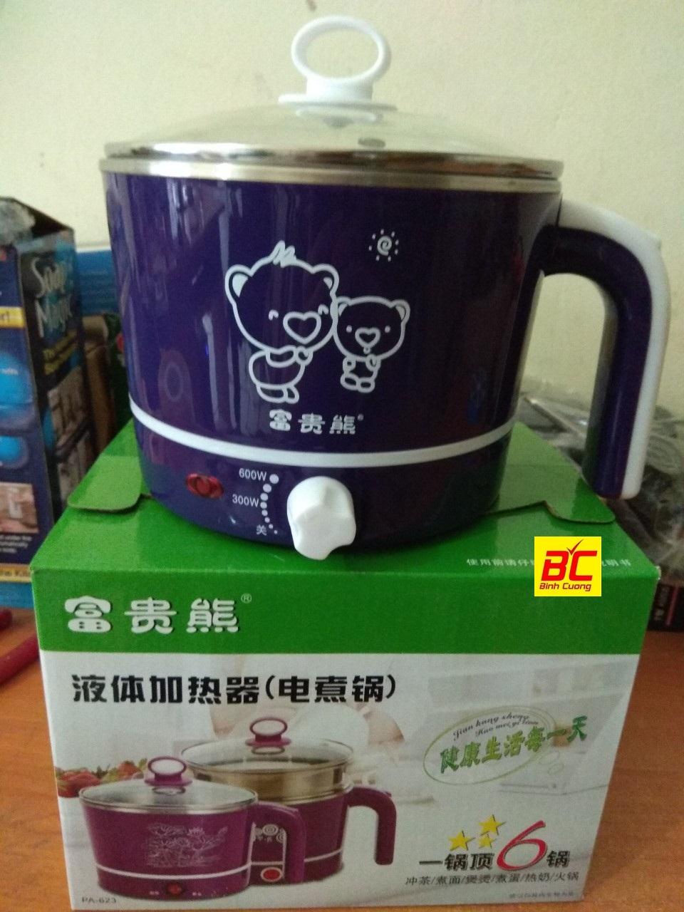 Ca nấu siêu tốc đa năng Inox 304 màu tím