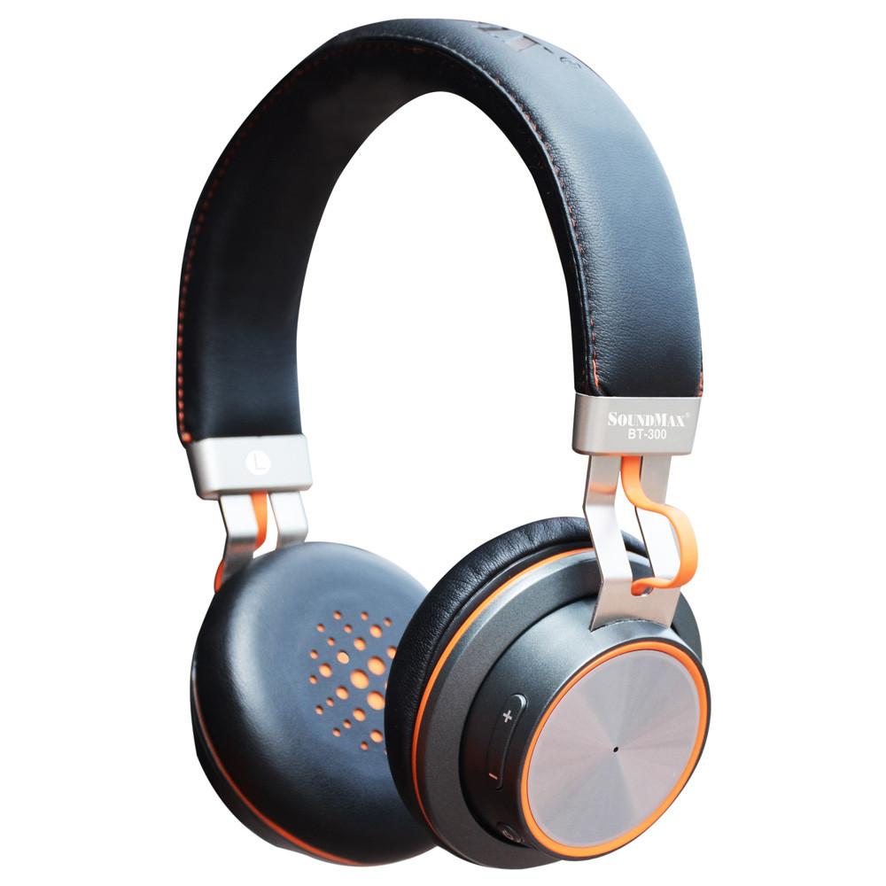 Tai nghe Bluetooth Có Micro Soundmax BT300 (Màu xám đen)