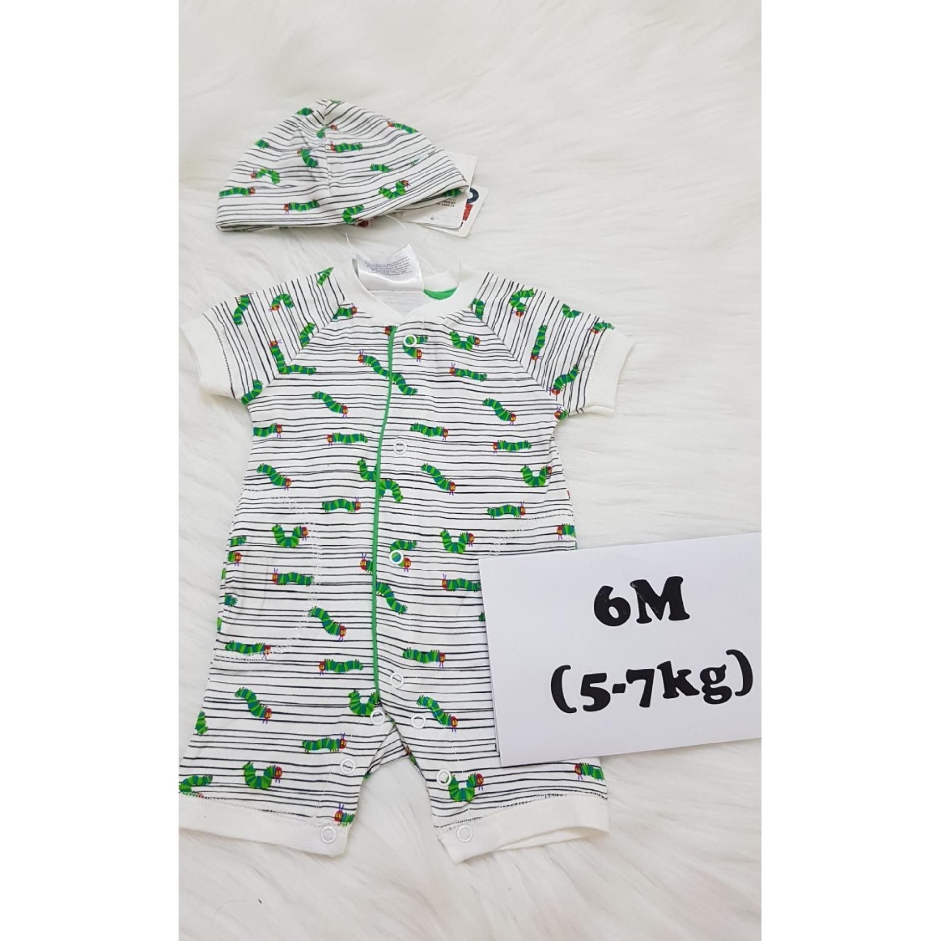 Set 2 áo liền quần bé trai romper