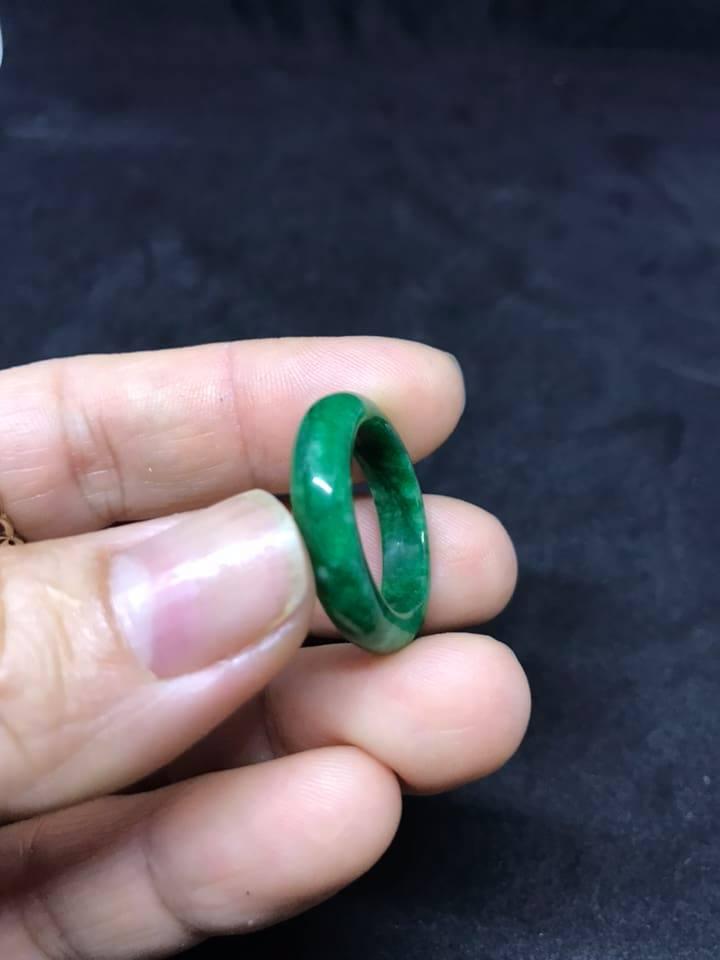 [HCM]NHẪN NGỌC CẨM THẠCH XANH LÁ