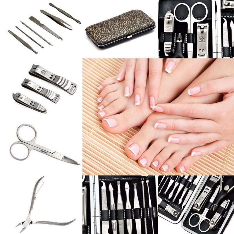 [HCM]Bộ dụng cụ chăm sóc móng 12 món LỚN