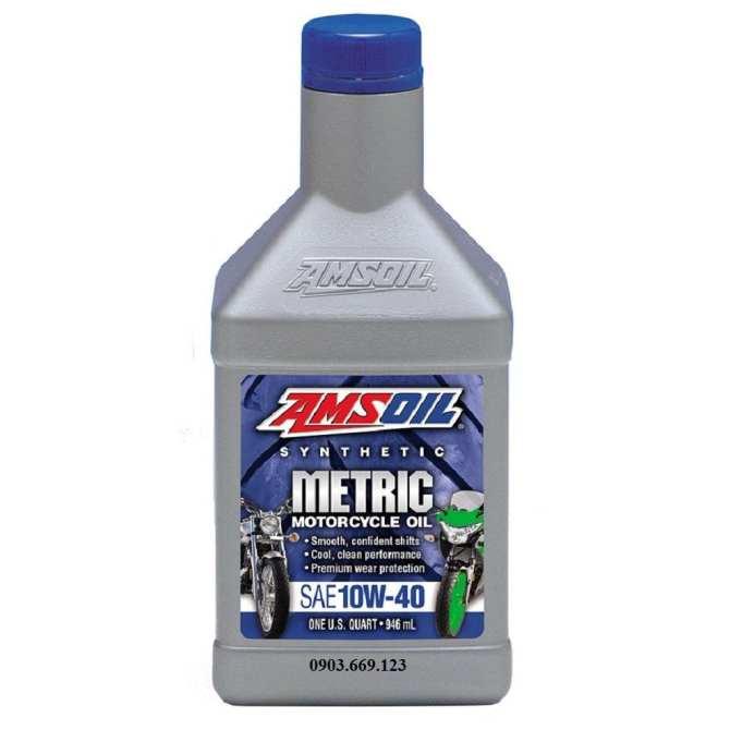 [HCM]Combo 1lít 3 nhớt AMSOIL METRIC 10W40