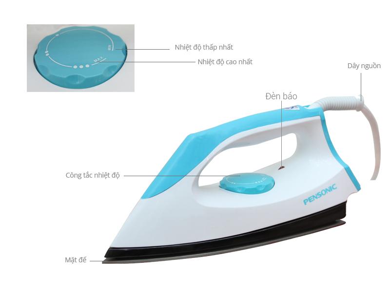 Bàn Ủi/bàn là Khô Pensonic PI-8501