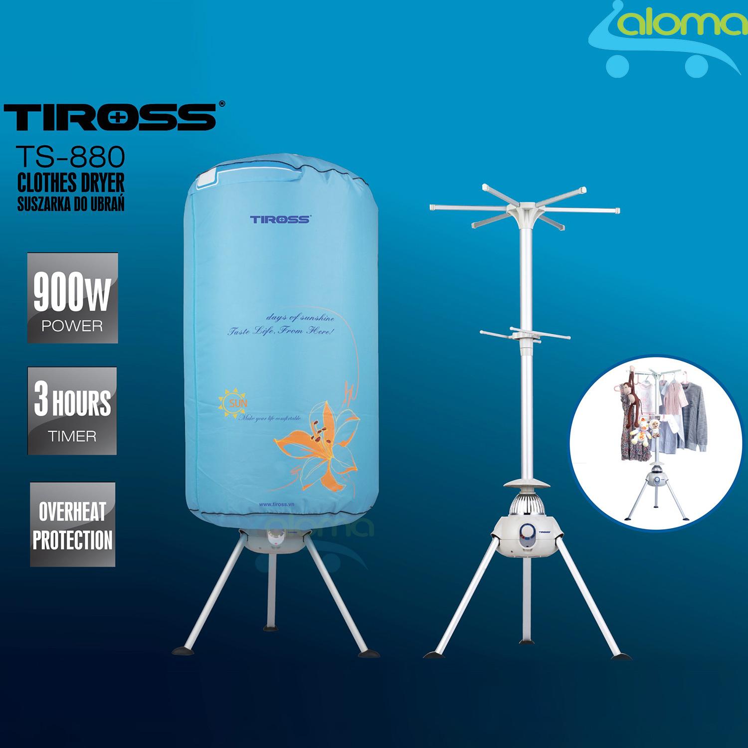 Máy sấy quần áo tiross ts-880