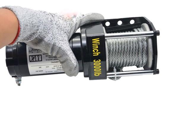 Tời cứu hộ ô tô nguồn 24v 3000lbs-1.3 tấn