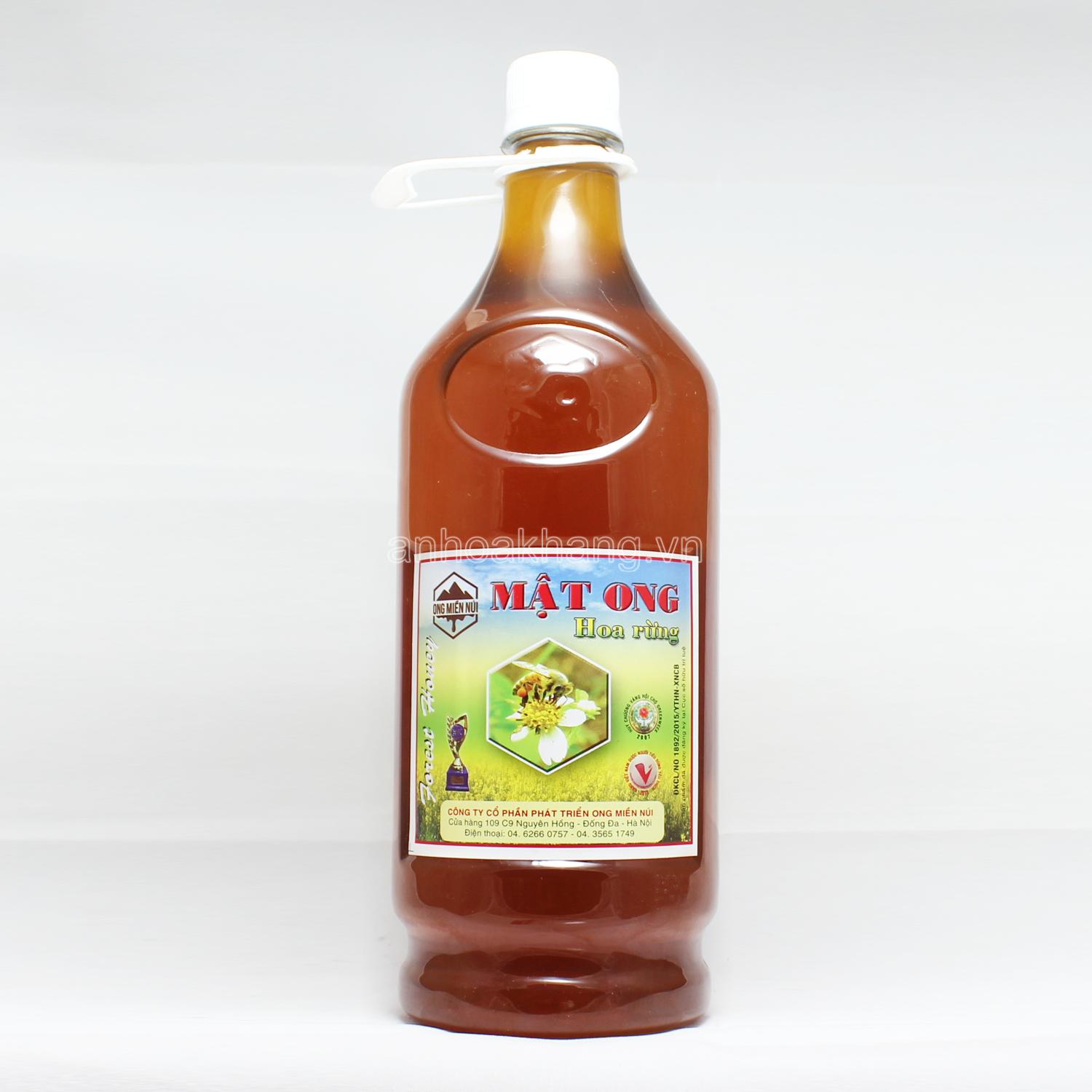 Mật ong nguyên chất Hoa rừng (Mộc Châu), 1400g