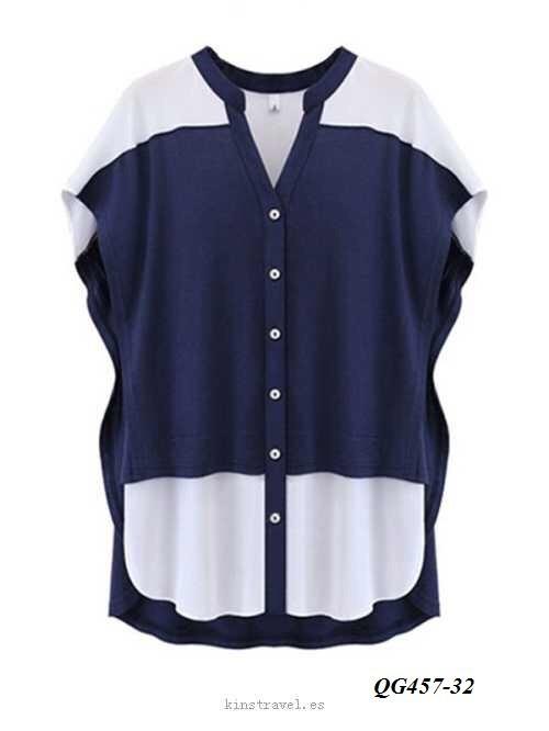 Áo kiểu cánh dơi phối màu - size s-6xl