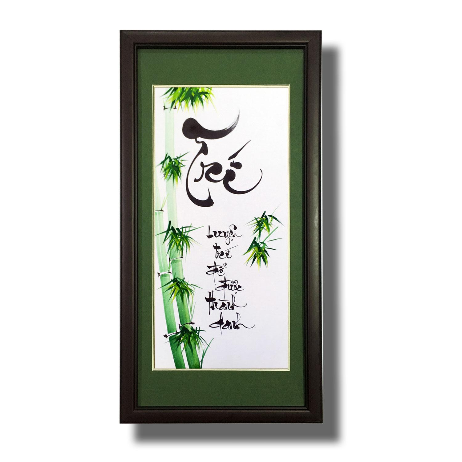 Tranh thư pháp - Chữ Trí 01 - Tranh Mỹ Thuật Minh Hiền