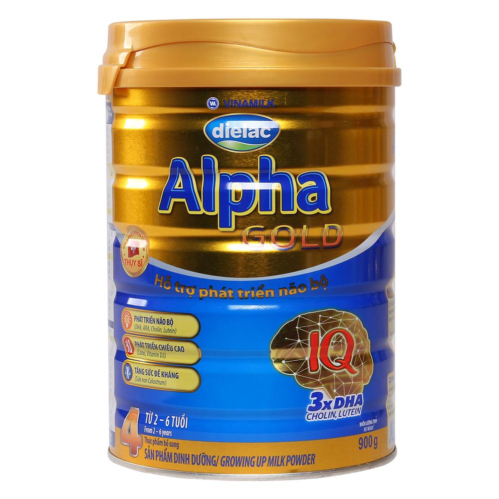 Sữa bột Dielac Alpha Gold Step 4 900g (cho bé 2-6 tuổi)
