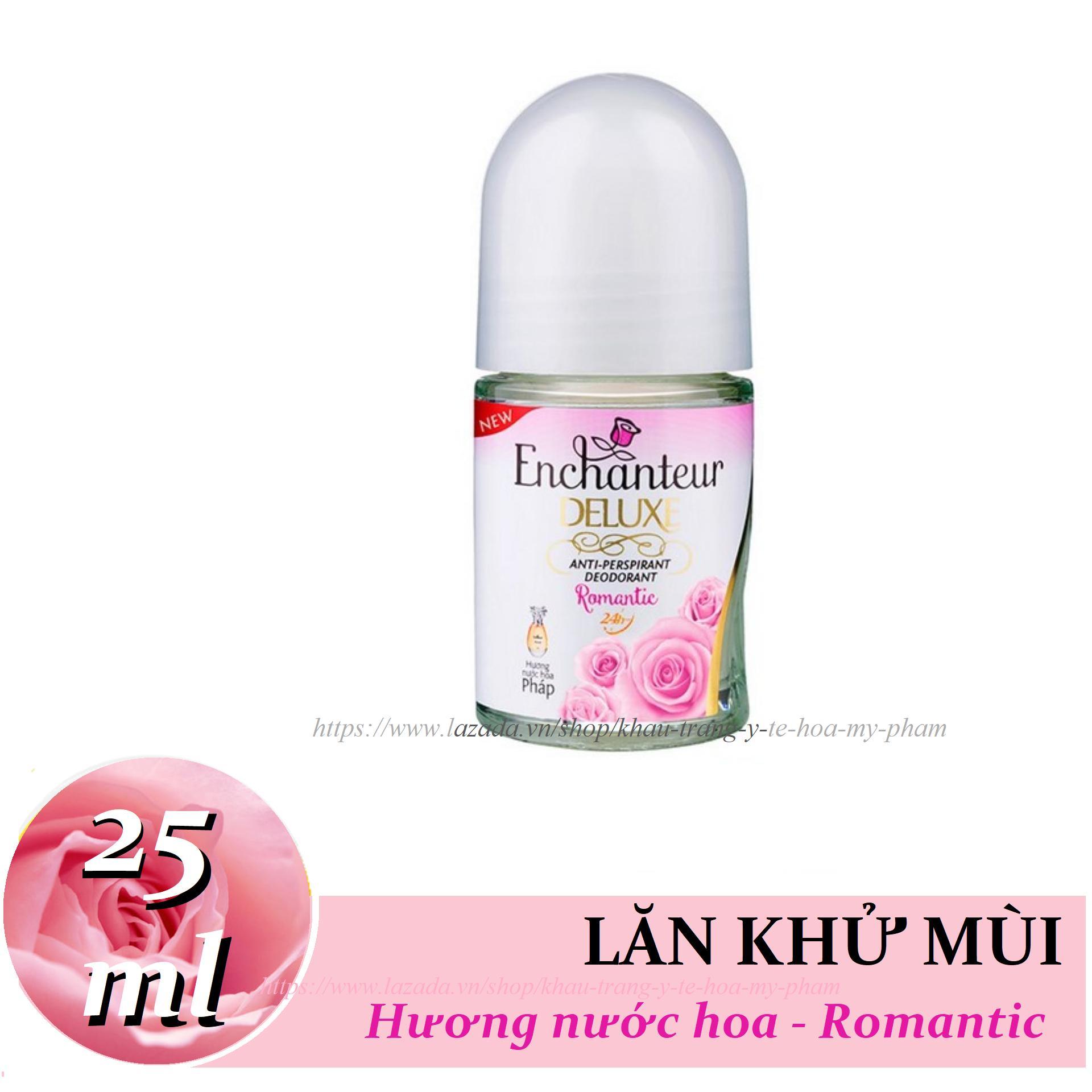 [HCM]Enchanteur - Lăn khử mùi Hương nước Hoa 25 ml - Hương Romantic