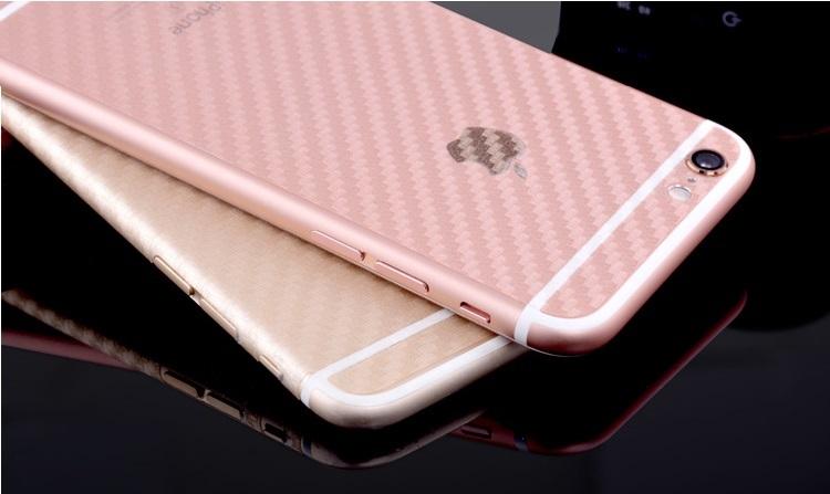 Bộ 3 Miếng dán Carbon mặt lưng cho iphone 6 plus/ 6s plus